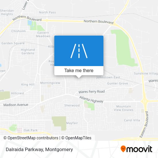 Mapa de Dalraida Parkway