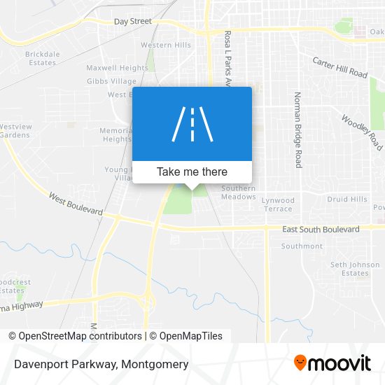 Mapa de Davenport Parkway