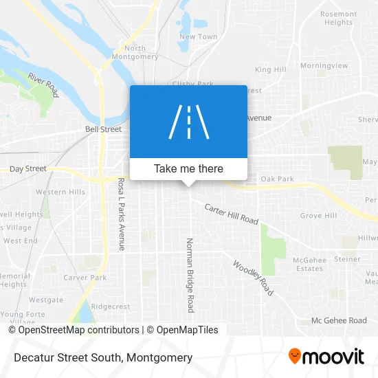 Decatur Street South map
