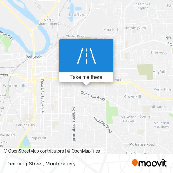Mapa de Deeming Street