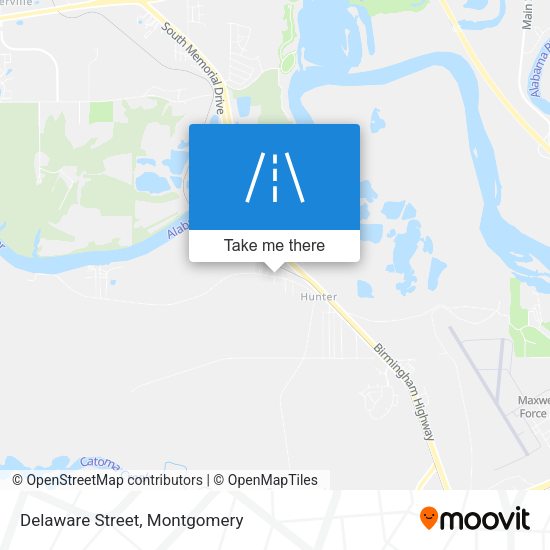 Mapa de Delaware Street