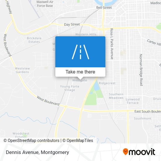 Dennis Avenue map