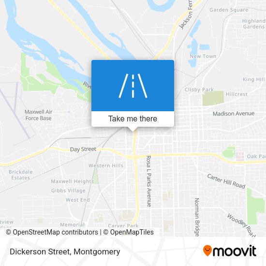 Mapa de Dickerson Street