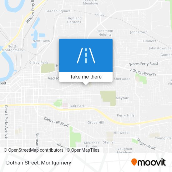 Mapa de Dothan Street