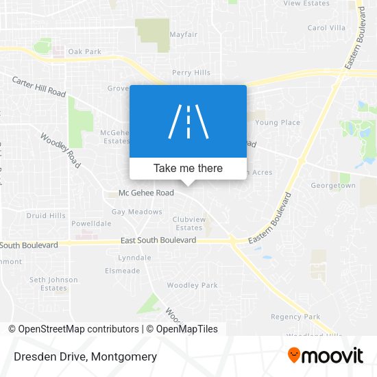 Mapa de Dresden Drive
