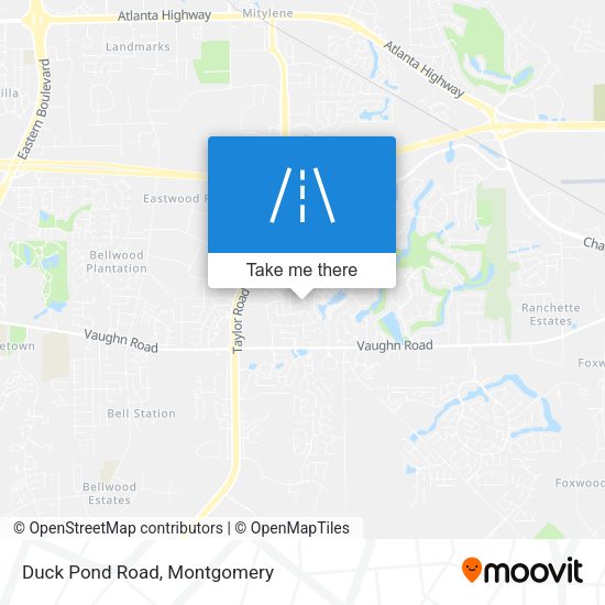 Duck Pond Road map
