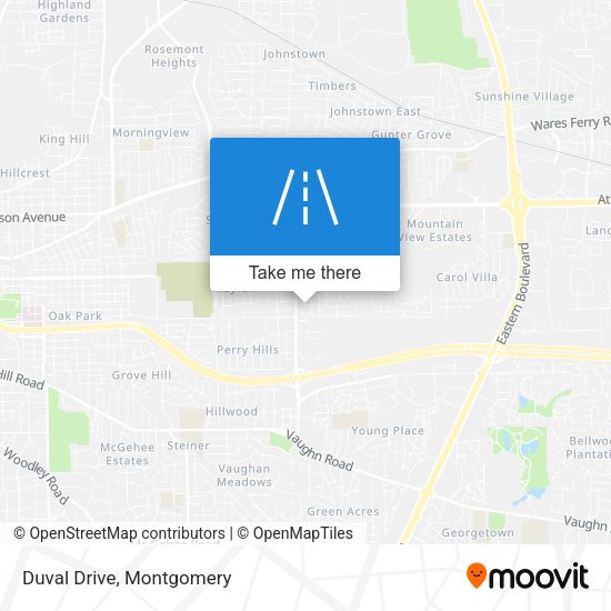 Mapa de Duval Drive