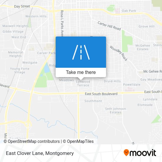 Mapa de East Clover Lane