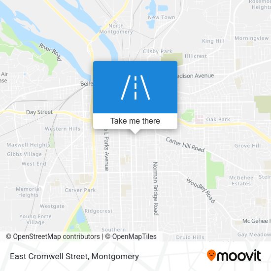 East Cromwell Street map