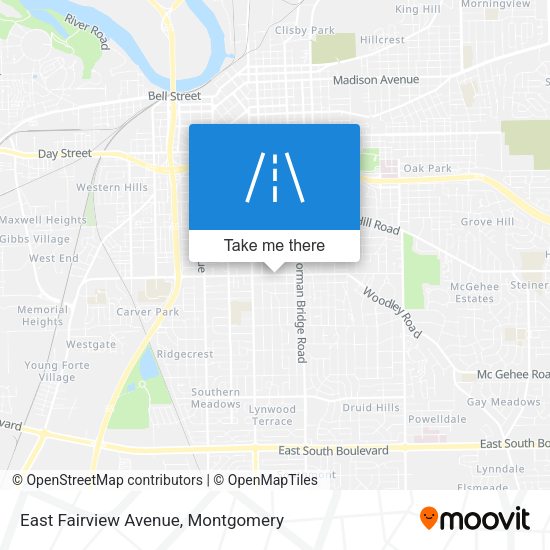 Mapa de East Fairview Avenue