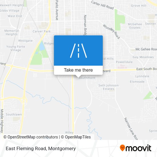 East Fleming Road map
