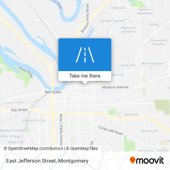 East Jefferson Street map
