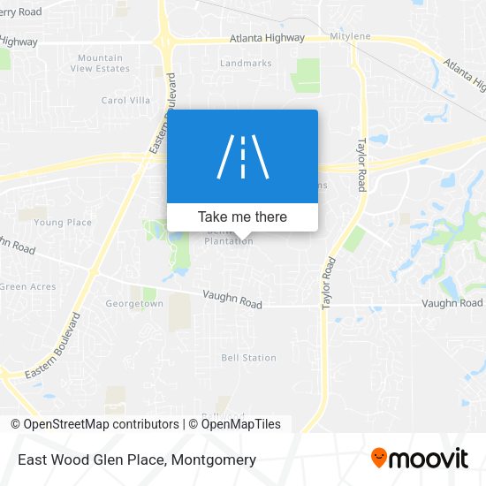 East Wood Glen Place map