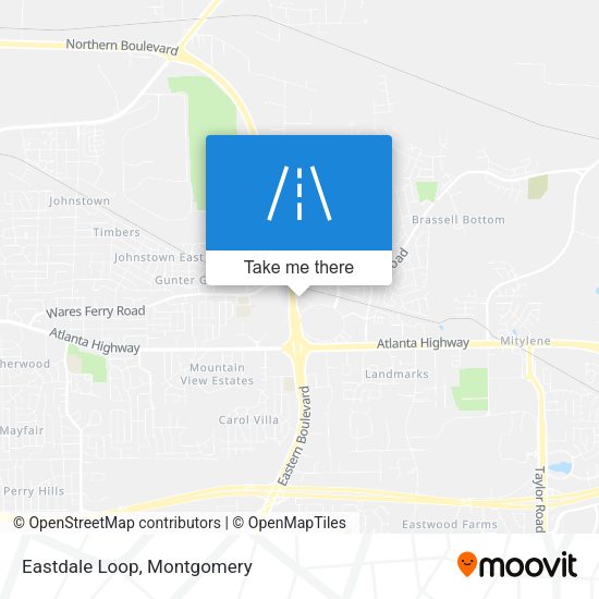Mapa de Eastdale Loop