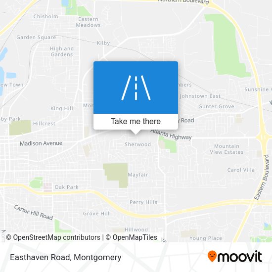 Mapa de Easthaven Road