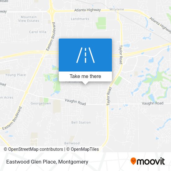 Eastwood Glen Place map