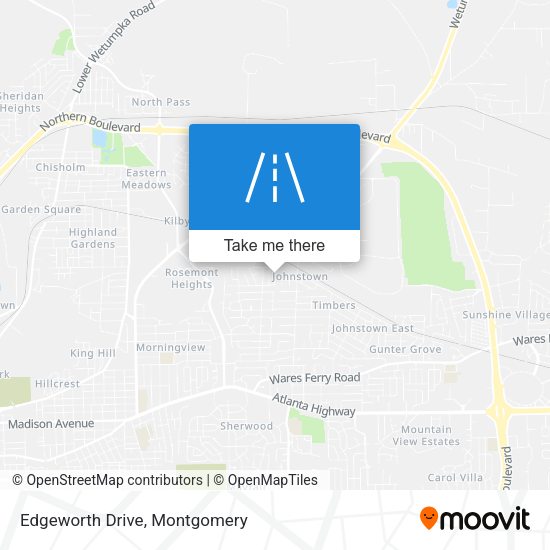 Edgeworth Drive map