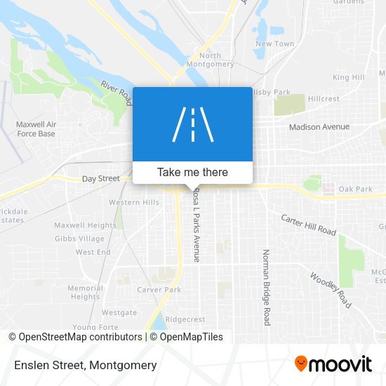 Mapa de Enslen Street