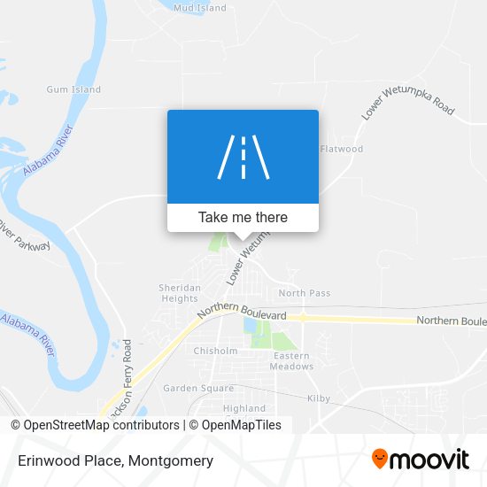 Mapa de Erinwood Place