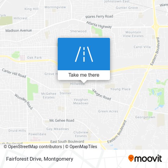 Fairforest Drive map