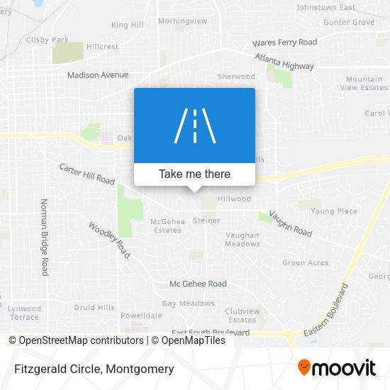 Mapa de Fitzgerald Circle
