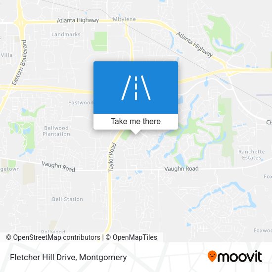 Fletcher Hill Drive map