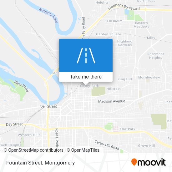 Fountain Street map