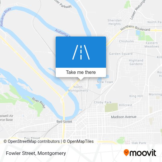 Mapa de Fowler Street