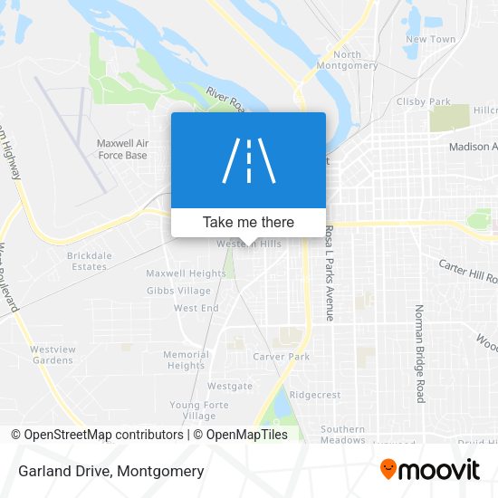 Mapa de Garland Drive