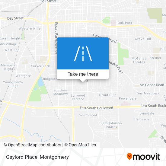 Mapa de Gaylord Place