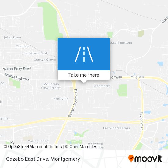 Gazebo East Drive map