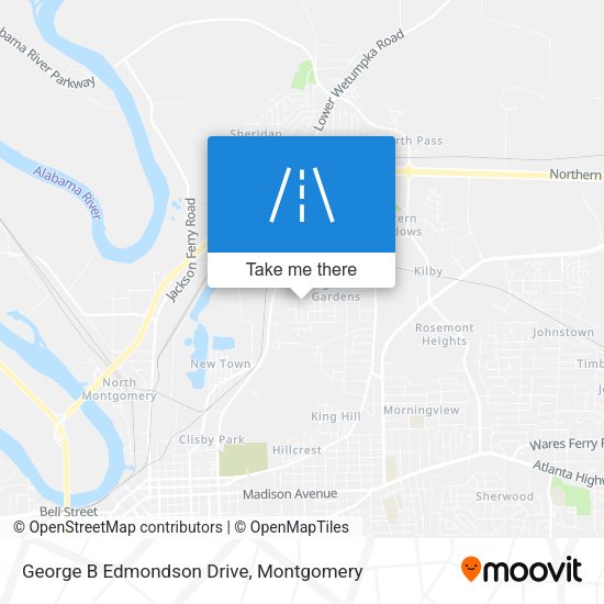 Mapa de George B Edmondson Drive