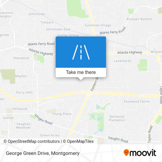 Mapa de George Green Drive