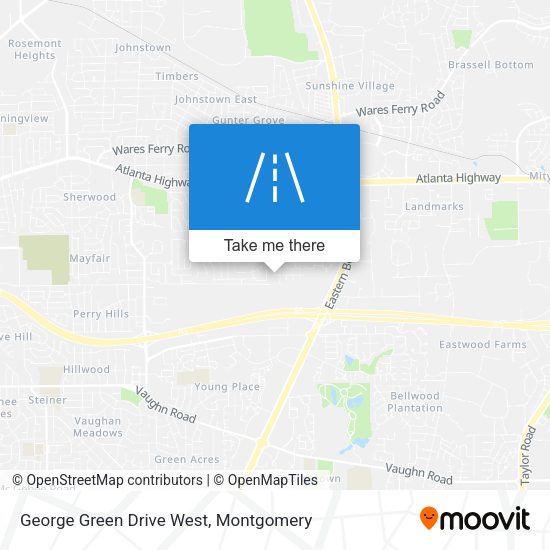 George Green Drive West map
