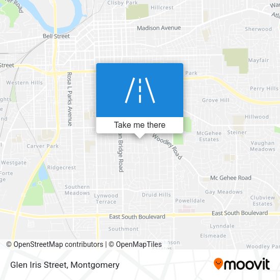 Mapa de Glen Iris Street