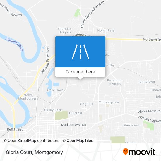 Gloria Court map
