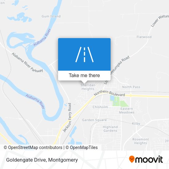 Goldengate Drive map