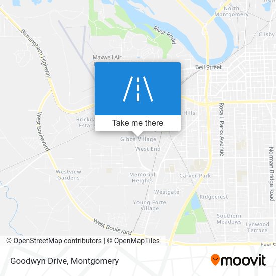 Mapa de Goodwyn Drive