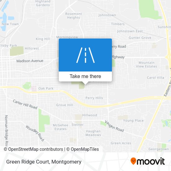 Green Ridge Court map