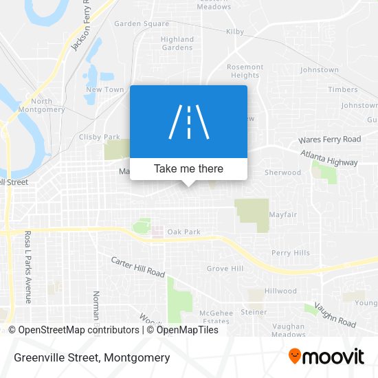 Greenville Street map