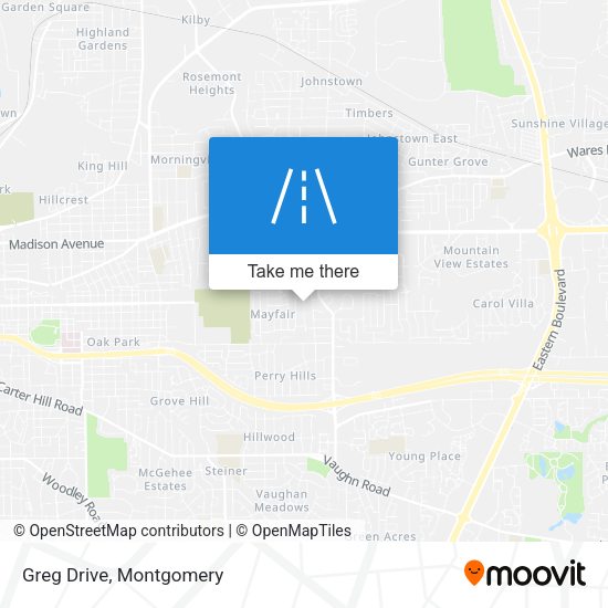 Mapa de Greg Drive