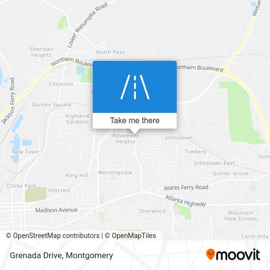 Mapa de Grenada Drive