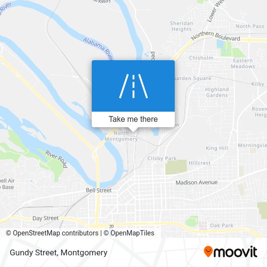 Mapa de Gundy Street
