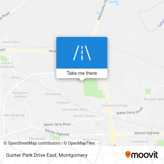 Gunter Park Drive East map