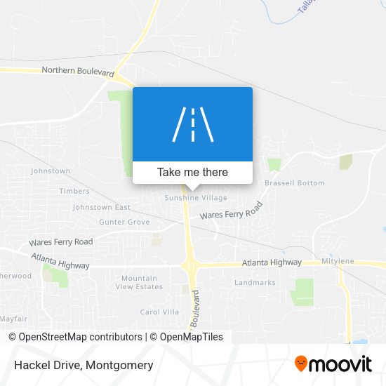 Mapa de Hackel Drive
