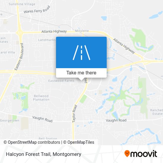 Mapa de Halcyon Forest Trail