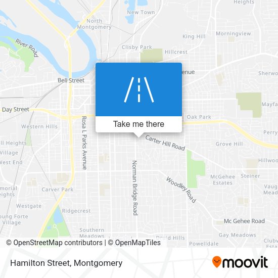 Hamilton Street map
