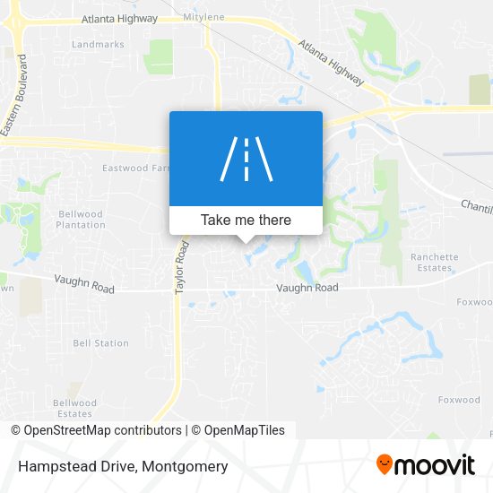 Mapa de Hampstead Drive
