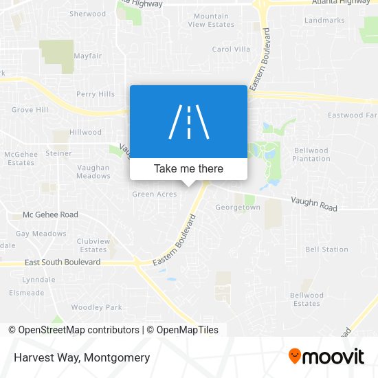 Mapa de Harvest Way