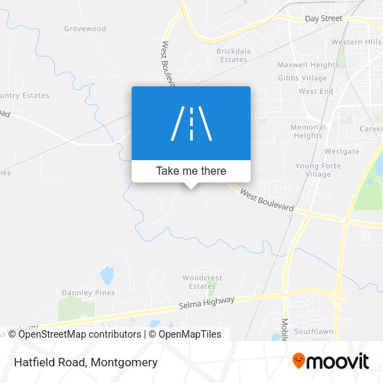Mapa de Hatfield Road
